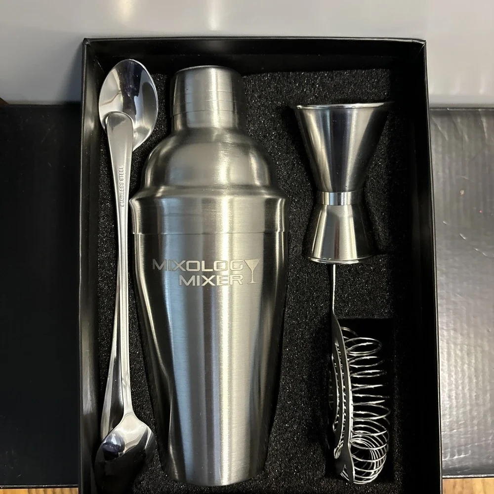 Mixology Mixer Cocktail Shaker Set‎ Bar Tools Stainless Steel